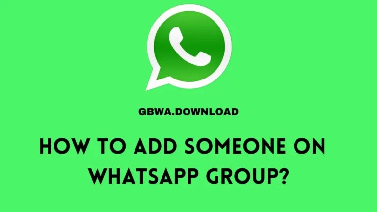 How do you add someone to a whatsapp group