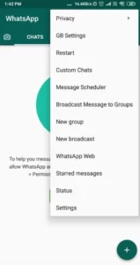 Gb whatsapp Features